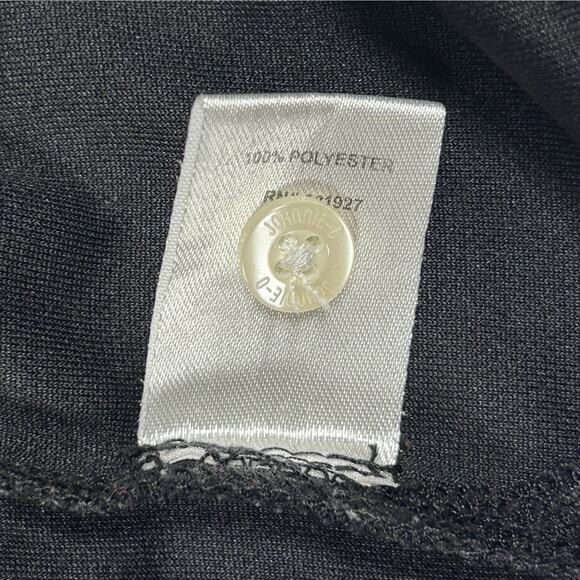 Johnnie-O Prep-Formance Polo Shirt XL Black Wake Forest WF Logo Performance Golf - Picture 5 of 7